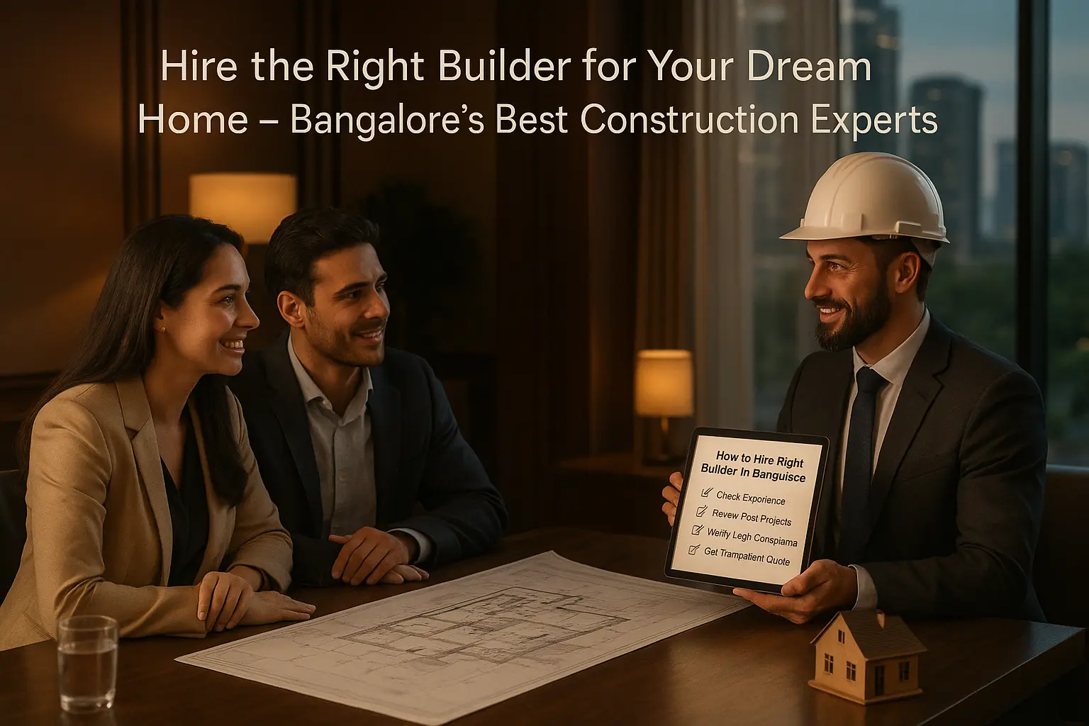 Hire Builders for Home Construction Bangalore
