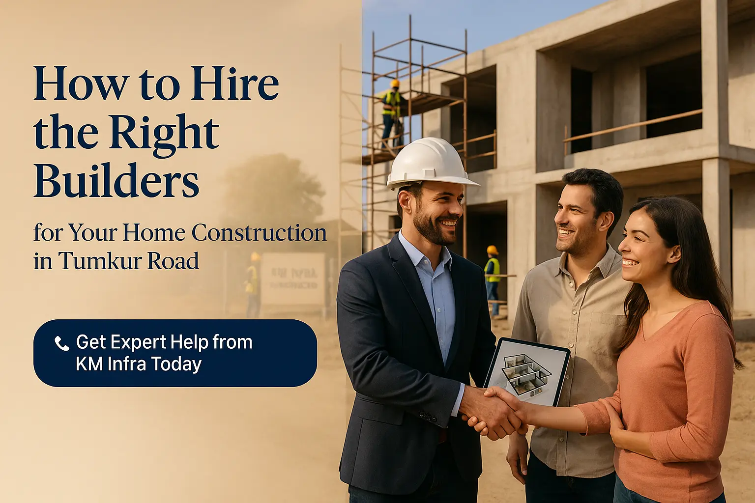 Hire Builders for Home Construction in Tumkur Road