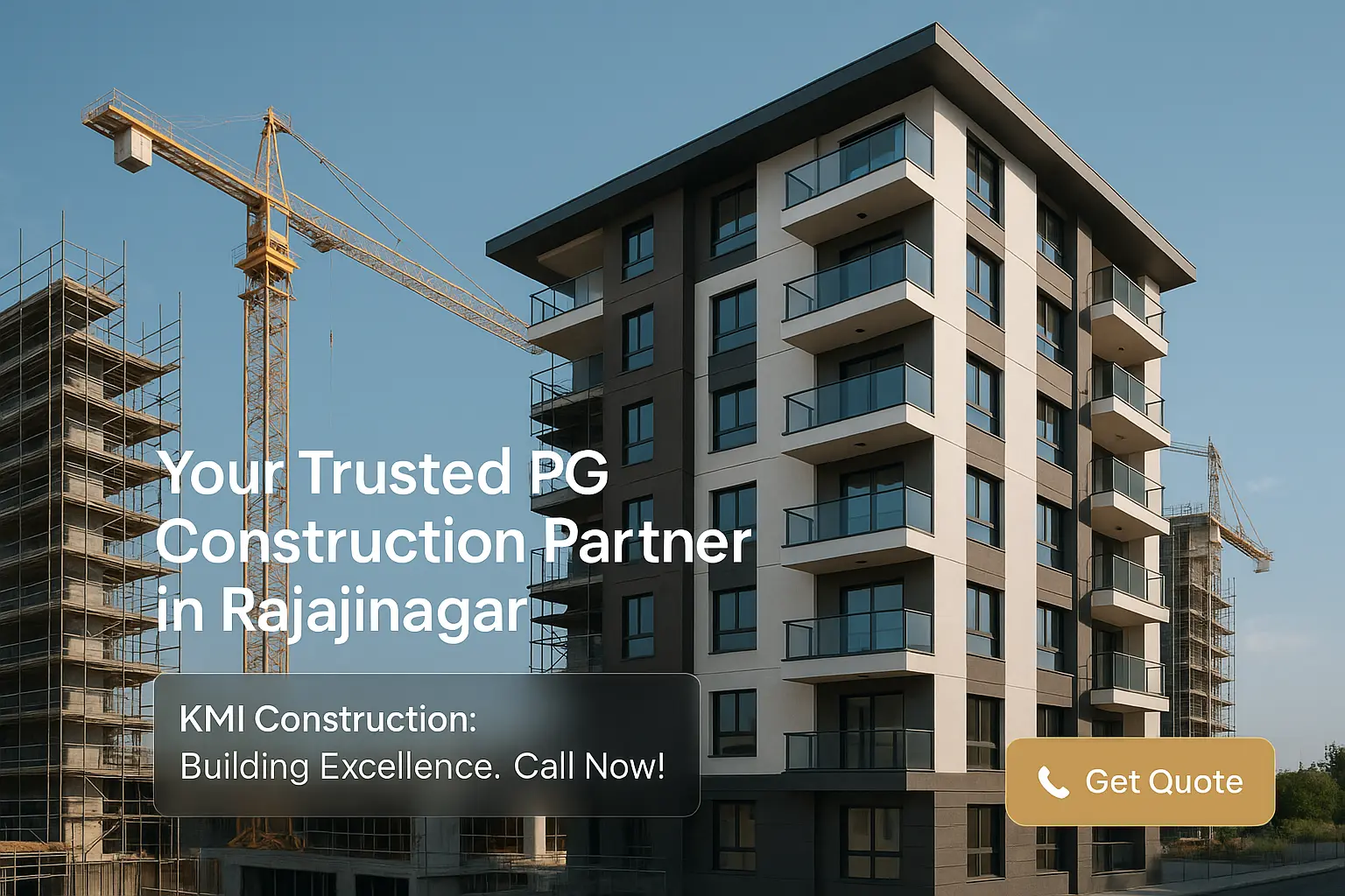 PG Construction Company in Rajajinagar